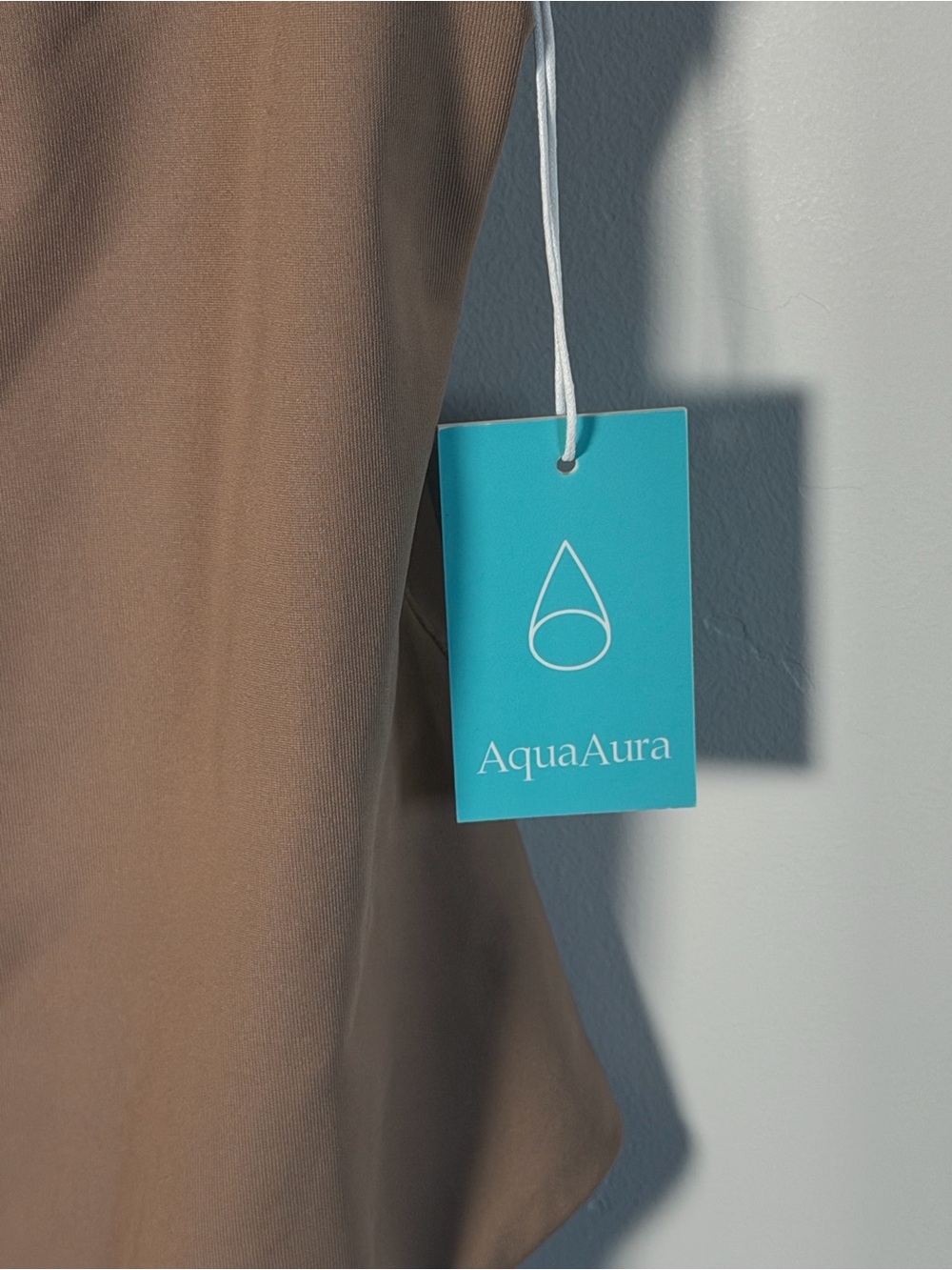 Aqua Brown Scoop Neck Bodysuit with Adjustable Straps - Picture 2 of 6